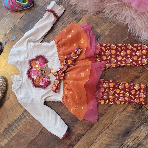 Thanksgiving outfit  3 piece set - Picture 2 of 2